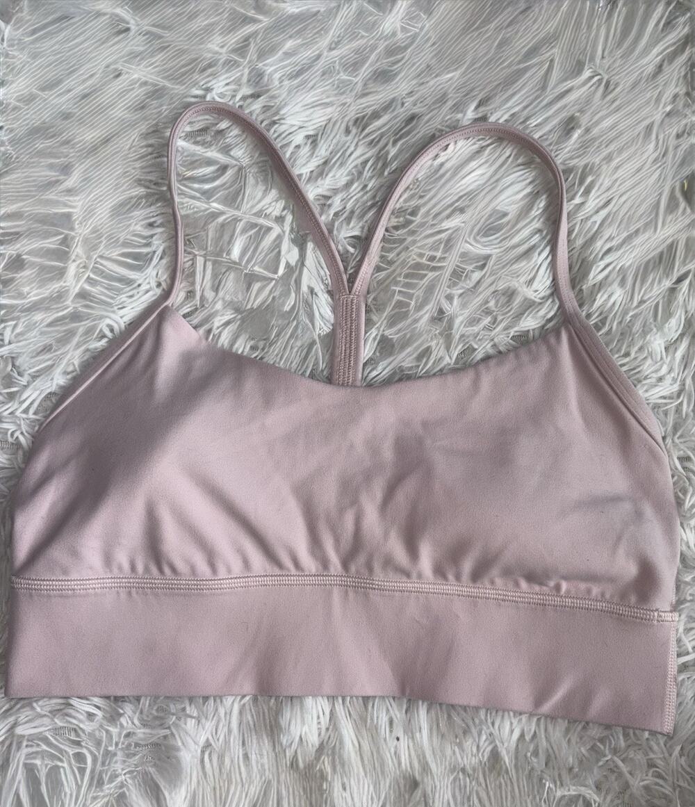 Lululemon 10 Pink Padded Racerback Bra. Comf, Grt Quality
